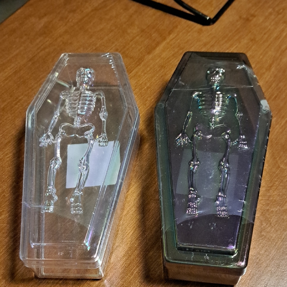 Skeleton Coffin-Shaped Trinket Boxes/ BUNDLE ONLY